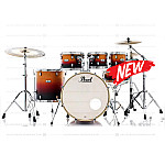 Pearl Decade Maple DMP 927 SP/C 7 Piece Drum Set, Ember Dawn (Limited Edition)